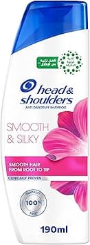 Head & Shoulders Smooth & Silky Anti-Dandruff Shampoo for Dry and Frizzy Hair, 190 ml - Amazon.ae Price Tracker