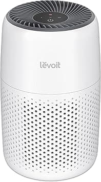 LEVOIT Air Purifiers for Bedroom Home, 3-in-1 Filter Cleaner with Fragrance Sponge for Better Sleep, Filters Smoke, Allergies, Pet Dander, Odor, Dust, Office, Desktop, Portable, Core Mini, White - Amazon.ae Price Tracker