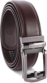 HAMMONDS FLYCATCHER Genuine Leather Belt for Men - Perfect for Formal and Casual Wear - Adjustable Waistband up to 46 Inches - Autolock Belt for Formal and Casual Wear - Best Deal Finder