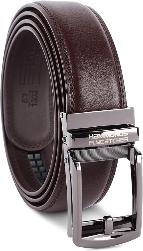 HAMMONDS FLYCATCHER Genuine Leather Belt for Men - Perfect for Formal and Casual Wear - Adjustable Waistband up to 46 Inches - Autolock Belt for Formal and Casual Wear on Amazon.ae - Price Tracker