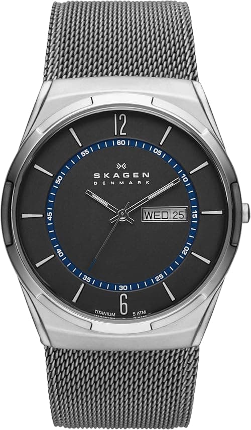Skagen Men's Sundby Quartz Analog Stainless Steel and Mesh Watch on Amazon.ae - Price Tracker