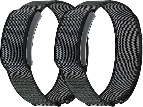 Vanet Nylon Bands Compatible with Amazfit Helio Straps for Men Women, Adjustable Soft Breathable Comfortable Replacement Straps for Amazfit Helio Fitness Tracker Bands on Amazon.ae - Price Tracker