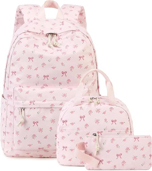 Bluboon School Backpack for Boys Teens Bookbag Travel Daypack Kids Girls Lunch Bag Pencil Case | Separate Laptop Compartment and Secure Multi-Pocket Keep Essentials Accessible for School, Work and Travel على Amazon.ae - متتبع الأسعار