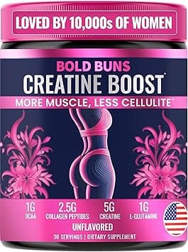 Creatine For Women | Powder Supplement To Increase Butt Volume & Reduce Cellulite | No Puffiness, No Fillers, Vegan (Unflavored, 30 Servings) - 292.5 G [The Color - Amazon.ae Price Tracker