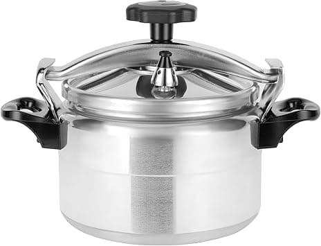 Delcasa 5/7/9/11/15 Liter Aluminum Pressure Cooker Equipped with Multi Safety Device and Unique Pressure Indicator Durable Aluminum Alloy Construction with Firm Handles Silver (DC3199, 5 LTR) on Amazon.ae - Price Tracker
