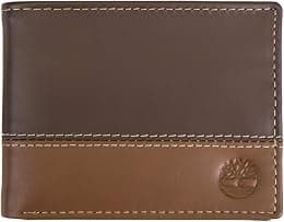 Timberland Men's Leather Passcase Wallet Trifold Wallet Hybrid - Best Deal Finder