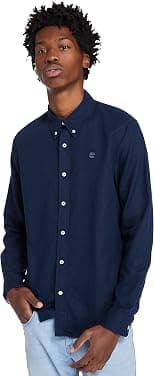 Timberland Mens TFO LS Lovell Cot/Lin Solid Shirt (Slim) Shirt - متتبع أسعار Amazon.sa