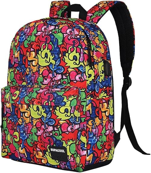 SUPACOOL Lightweight Casual Backpack for Men and Women, Water-resistant Mens backpack, Rucksack for Men, School Bag for College, School Backpack for Boys and Girls على Amazon.ae - متتبع الأسعار