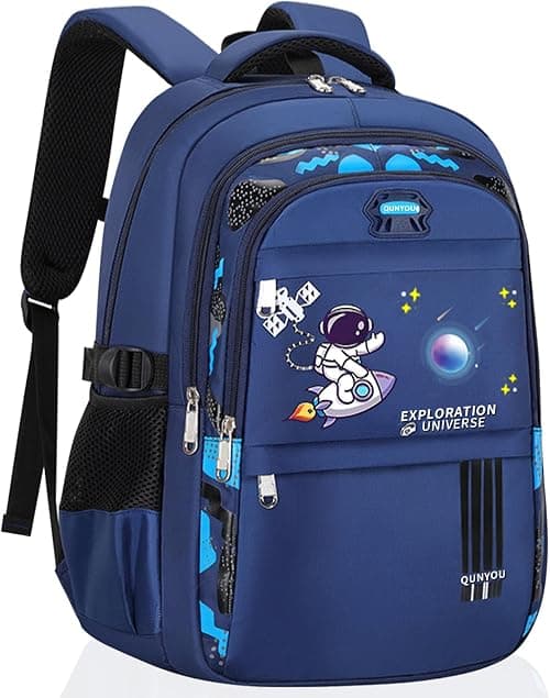 Yoawllty School Bag for Boys, Space Backpack for Boys Kids Elementary School Bags Middle Primary School Book Bag Lightweight School Bag for Students على Amazon.ae - متتبع الأسعار