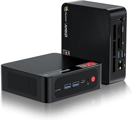 Beelink Mini PC, AMD Ryzen 7 5800H (8C/16T, up to 4.4GHz), 32GB DDR4 500GB M.2 NVMe SSD, SER5 Pro Mini Desktop Computer Support 4K@60Hz Triple Display/DP1.4/HDMI/Type-C/WiFi 6/BT5.2/Gaming/Office/Home on Amazon.ae - Price Tracker