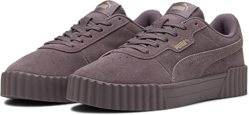 PUMA Womens Carina 3.0 Suede Sneakers - Best Deal Finder