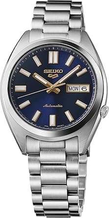 SEIKO 5 Sports Men's Automatic Watch with Stainless Steel Case and Luminous Hands - Stylish Wrist Watches, Blue on Amazon.ae - Price Tracker
