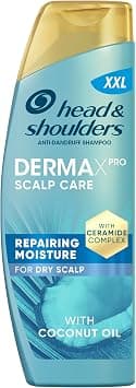 Head & Shoulders DermaXPro Nourishing Moisture Anti-Dandruff Shampoo 500 ml with Coconut Oil and Ceramide Complex, 72H Moisture for Dry Scalp - Best Deal Finder
