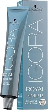 Schwarzkopf IGORA ROYAL HIGHLIFTS Permanent Color Creme (12-2 Special Blonde Ash) على Amazon.ae - متتبع الأسعار
