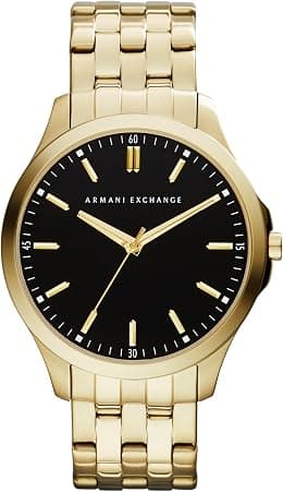 Armani Exchange Men's Stainless Steel Three Hand Dress Watch - Best Deal Finder