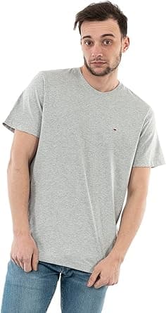 Tommy Jeans Men's Tjm Classic Jersey C Neck Shirt on Amazon.ae - Price Tracker