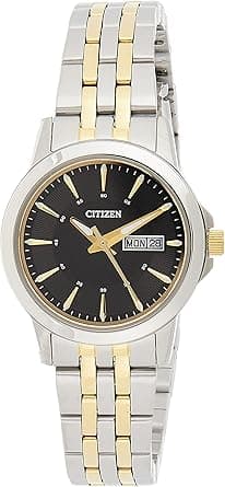 Citizen womens quartz watch, analog display and stainless steel strap - eq0608-55e on Amazon.ae - Price Tracker