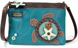 CHALA Mini Crossbody Handbag, Multi Zipper, Pu Leather, Small Shoulder Purse Adjustable Strap - Best Deal Finder
