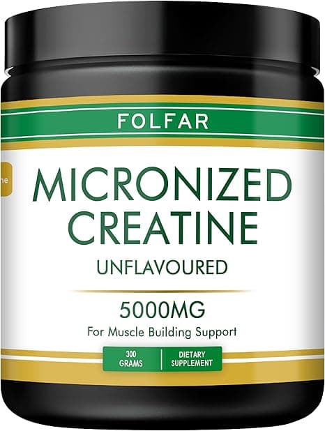 Creatine Monohydrate Powder 300g (Unflavored) – 5g Pure Creatine per Serving | Enhances Muscle Strength, Energy, Workout Performance & Recovery | Supports Immunity | Non-GMO | 60 Servings on Amazon.ae - Price Tracker