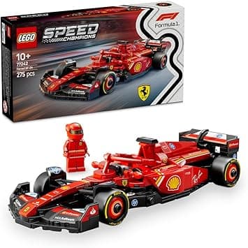 LEGO Speed Champions Ferrari SF-24 F1 Race Car Toy with a Collectible Formula 1 Driver Minifigure - Model Kits for 10+ Year Old Boys & Girls or Adult Motorsport Fans - Ramadan Gift Idea - 77242 - Amazon.ae Price Tracker