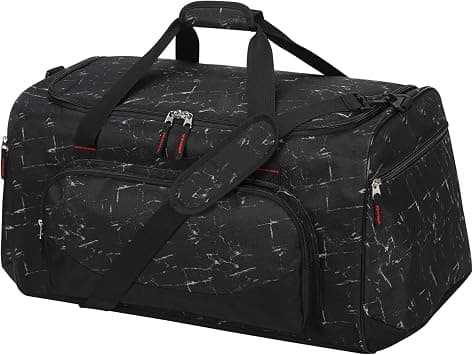 Men's Sports Bag, Black Marble, 65L-24inch, LONALIA Sports Bag on Amazon - Best Deal Finder