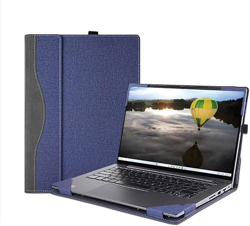 Case Cover for HP OmniBook 7/X 16 inch AI PC 16-ay/16-aw/16-az & for HP OmniBook 5 Laptop 16-ba 16-bc 16z-bc Sleeve,PU Leather Protective Bag Shell with Pen Holder (Blue) على Amazon.ae - متتبع الأسعار