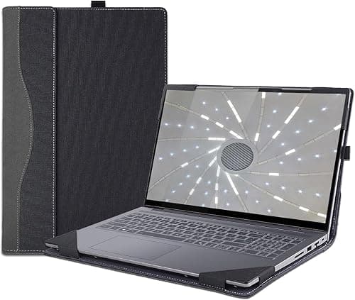 Laptop Cover Case for HP OmniBook X Flip 16 inch NGAI 16-as 16-ar & for OmniBook7 Flip 16-au Sleeve,PU Leather Protective Shell Detachable Notebook PC Bag Accessories (Dark Gray) على Amazon.ae - متتبع الأسعار