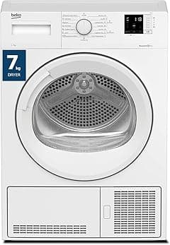 Beko 7 kg Condenser Tumble Dryer with 15 Programmes, AquaWave Technology, Advanced Sensor Drying, Low noise, Convenient Digital Display, DC7W (White) - Amazon.ae Price Tracker