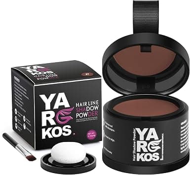 Hairline Shadow Powder, Red Brown, Root Touch Up Powder for Instantly Gray Hair Cover Up, Women Color Root Coverage for Thinning Grey, Mens Roots Concealer for Hair Loss Beard Line, #7 on Amazon.ae - Price Tracker