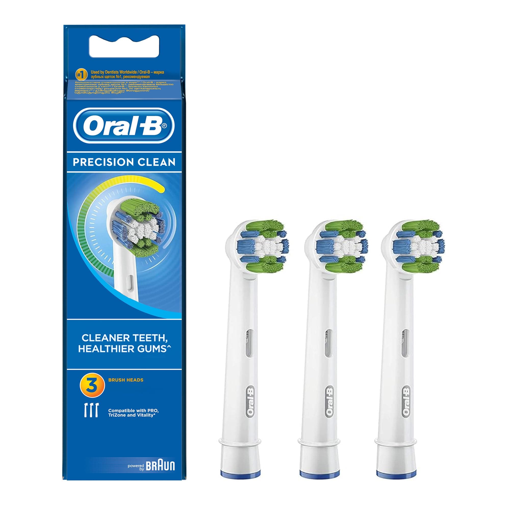 Oral B Precision Clean EB 20 Replacement Heads For Toothbrush (Replacement Brush Head) 3 pc on Amazon.ae - Price Tracker