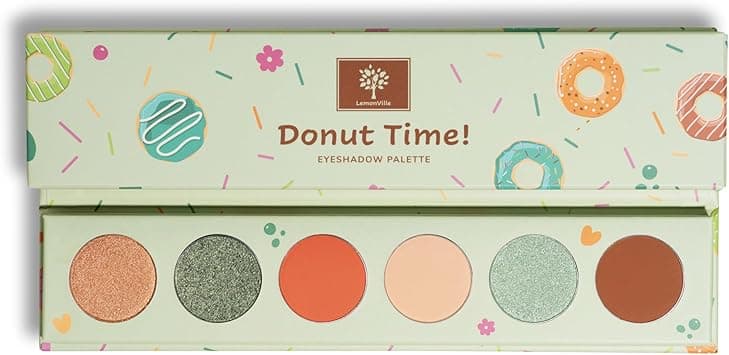 Donut Time! Eyeshadow Palette, 6 Matte & Simmery Shades, Travel Size, Highly Pigmented Waterproof Eye Makeup, Long Lasting, All Skin Tones, Ideal for Formal & Casual Occasions on Amazon.ae - Price Tracker