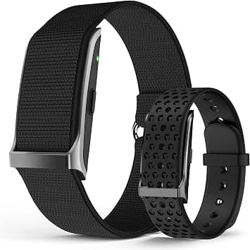 Smart Bracelet, Wearable Activity & Fitness Tracker Band, 24H Sleep Tracker, All-Day Continuous Heart Rate Blood Pressure Stress HRV Monitor, 173 Sport Modes Smart Wristband with 2 Bands, Free APP على Amazon.ae - متتبع الأسعار