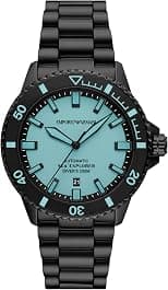 Emporio Armani Men's Sea Explorer Automatic Watch; Watch for Men with Stainless Steel or Silicone Band - Best Deal Finder