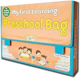 Pegasus My First Learning Pre School Bag - Set of 10 Activity Books - Best Deal Finder