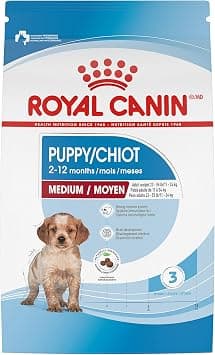 Royal Canin Medium Puppy Dry Dog Food, 17 lb bag - متتبع أسعار Amazon.sa