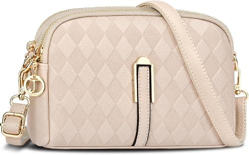 Crossbody Bag for Women, Leather Handbag & Shoulder Bag with Adjustable Wide Strap on Amazon.ae - Price Tracker