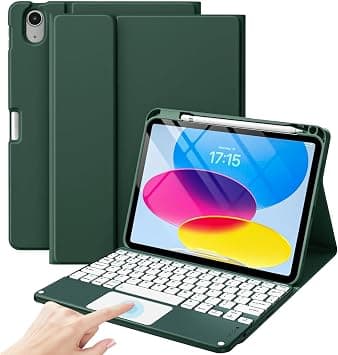 ProCase Touchpad Keyboard Case for iPad 11th (A16) / 10th Gen, Mgreen | Multi-TrackPad Detachable Wireless Keyboard Folio Cover with Pencil Holder for iPad 11th/10th Generation on Amazon.ae - Price Tracker
