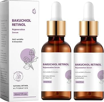 2 Pcs Bakuchiol Retinol Serum, Rejuvenation Serum For Anti-Wrinkles And Glowskin, Face Men & Women on Amazon.ae - Price Tracker