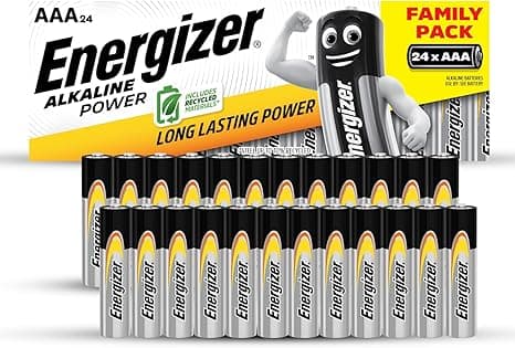 Energizer AAA Batteries, Alkaline Power Batteries, 24 Pack on Amazon.ae - Price Tracker