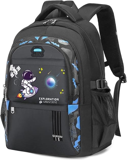 Yoawllty School Bag for Boys, Space Backpack for Boys Kids Elementary School Bags Middle Primary School Book Bag Lightweight School Bag for Students على Amazon.ae - متتبع الأسعار