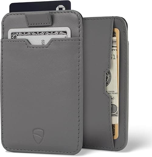 Vaultskin Mens RFID Blocking Slim Leather Card Wallet - CHELSEA Minimalist Front Pocket Cardholder on Amazon.ae - Price Tracker