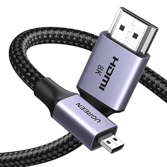 UGREEN 8K Micro HDMI to HDMI 2.1 Cable Male to Male Fit for Sony/Nikon 1M on Amazon.sa - Price Tracker