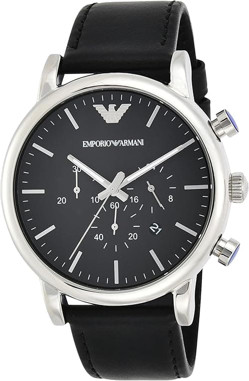 Emporio Armani Men's Chronograph, Stainless Steel Watch, 46mm case size on Amazon.ae - Price Tracker