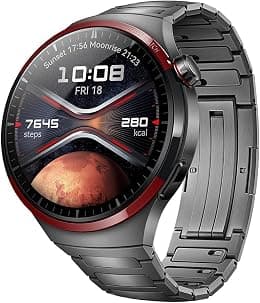 HUAWEI Watch 4 Pro Space Edition smartwatch, Spherical Sapphire Glass, Health at a Glance, eSIM Cellular calling, Fresh-new Activity Rings, Compatible with Andriod & iOS, Space Grey - Best Deal Finder