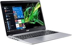 Acer Aspire 5 Slim Laptop, 15.6 inches Full HD IPS Display, AMD Ryzen 3 3200U, Vega 3 Graphics, 4GB DDR4, 128GB SSD, Backlit Keyboard, Windows 10 in S Mode, A515-43-R19L, Silver - متتبع أسعار Amazon.sa