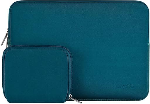 MOSISO Laptop Sleeve Compatible with MacBook Air 13 inch M3 M2 M1 2024-2018, Compatible with MacBook Pro 13 inch M2 M1 2024-2016,Surface Pro 9/8/7/X, Neoprene Bag Cover with Small Case, Deep Teal on Amazon.ae - Price Tracker