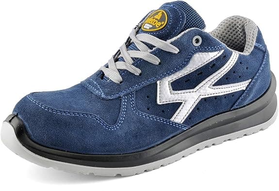 Safety Shoes [ASTM F2413] Lightweight Cow Leather Steel Toe Work Shoes for Heavy Duty Construction Work Wide Fit Non Slip على Amazon.ae - متتبع الأسعار
