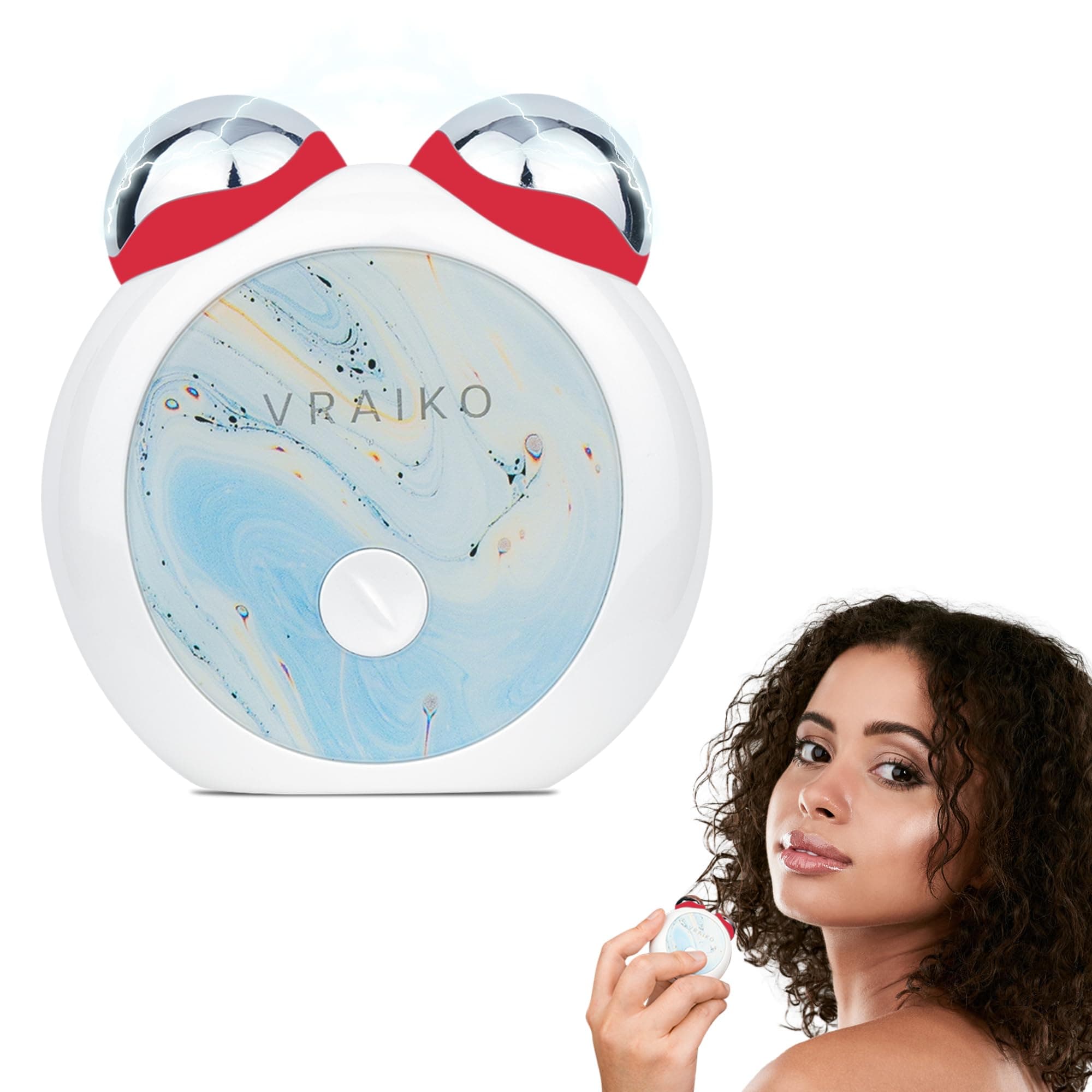 VRAIKO MiniCub Microcurrent Facial Device, Jawline Sculpting & Facial Toning Device for Face Lifting Contouring and Double Chin Reducer, Mini True Beauty Glow Home Skin Care Tool on Amazon.ae - Price Tracker