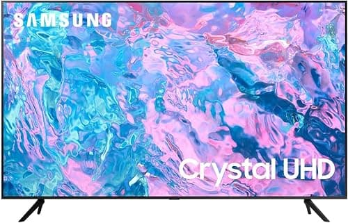 Samsung 65 inch 4k uhd smart led tv with built-in receiver and remote control, black - ua65cu7000uxeg, Wi-Fi, USB, Ethernet, HDMI, Bluetooth, USB, Wireless, HDMI على Amazon.ae - متتبع الأسعار