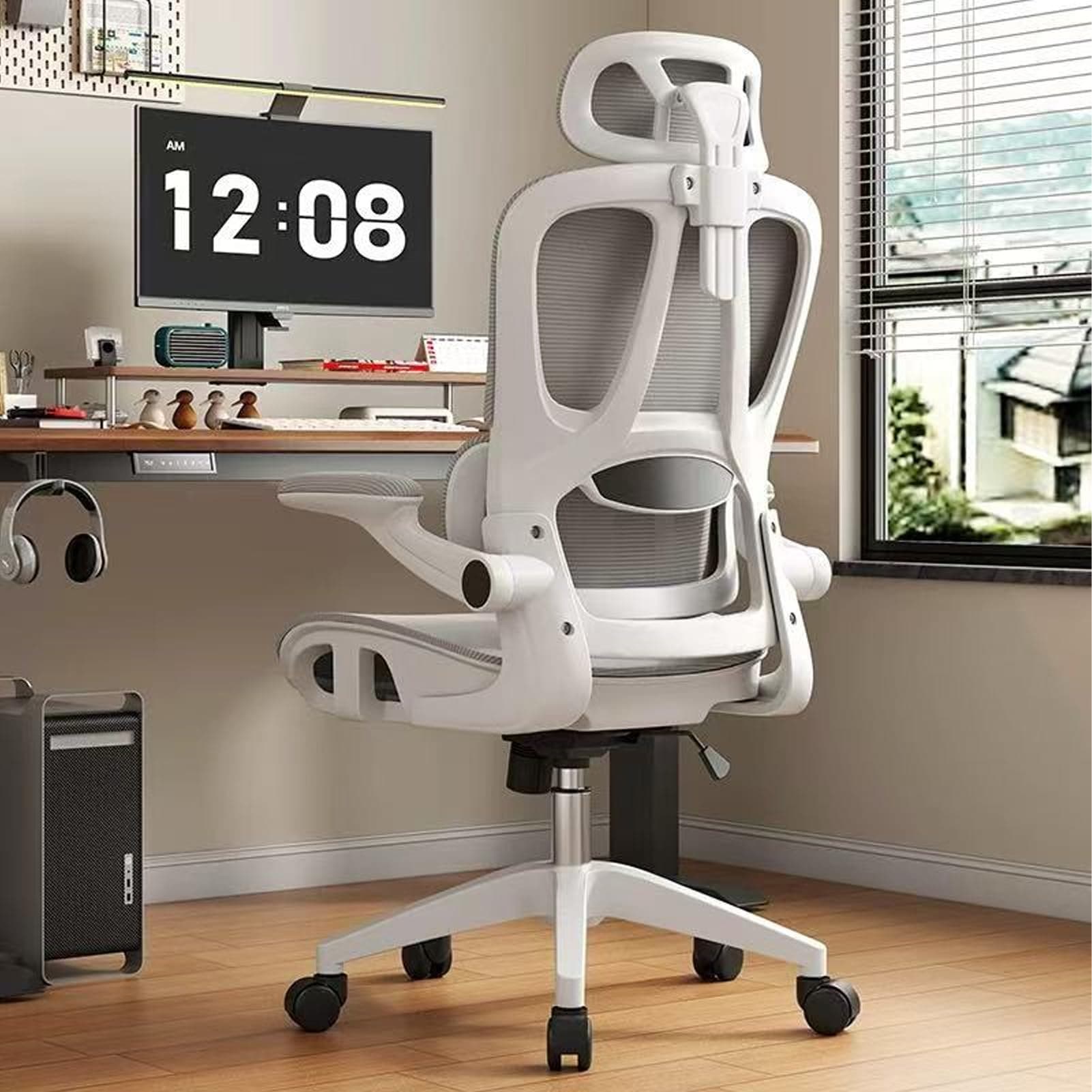 Office Chair Frame Hollow Breathable not Stuffy Ergonomic with Adjustable Lumbar Support,Breathable Chair for Home Office Comfortable Lumbar Support Mesh Chair with Adjustable Lumbar Support Headrest on Amazon.ae - Price Tracker